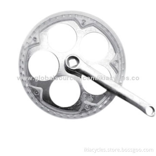 OEM chain wheel with crank, for road/city/mountain/children's bike, 40/36/33T teeth, with cover